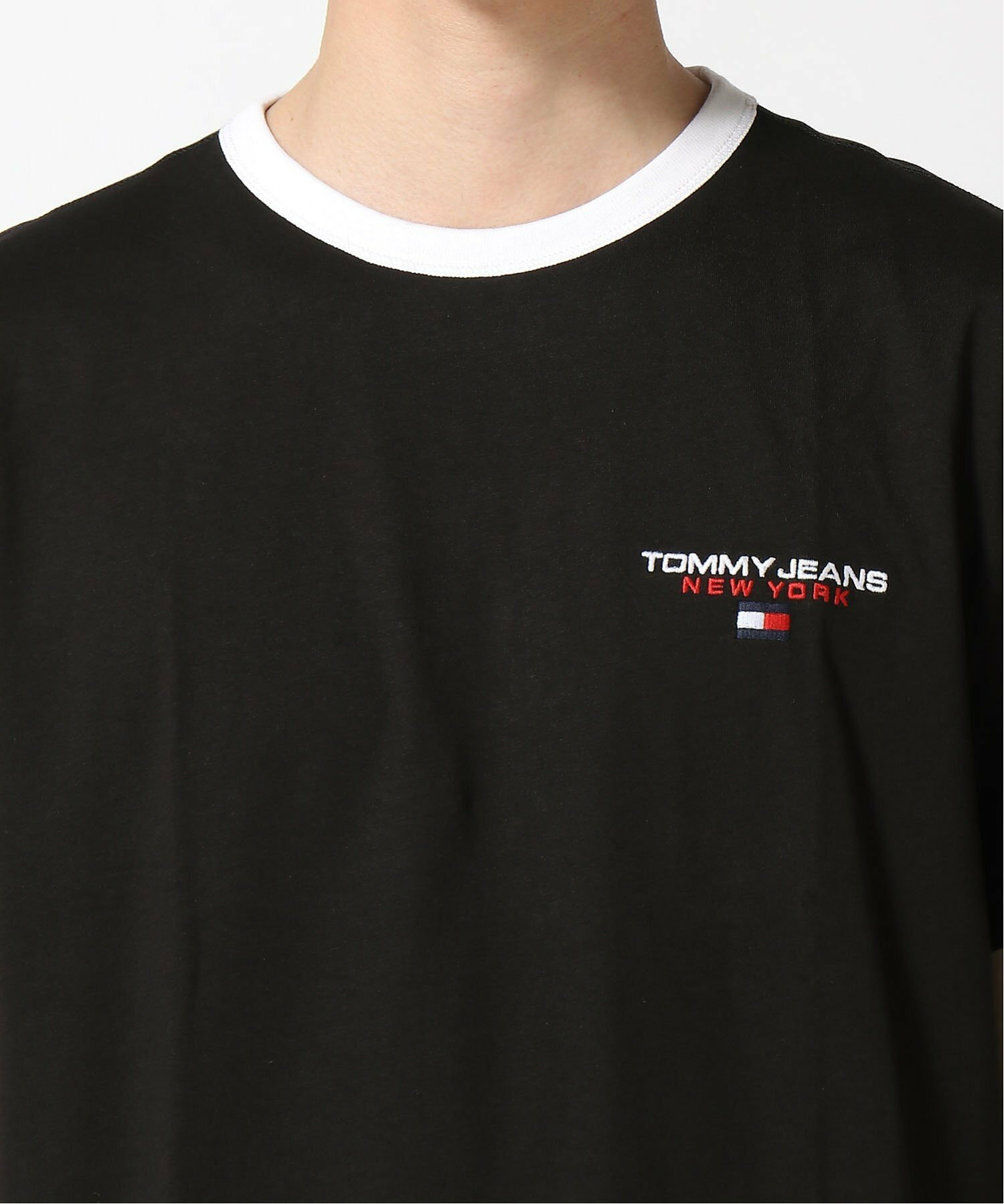 (M)TOMMY HILFIGER(トミーヒルフィガー) コントラストカラーTシャツ